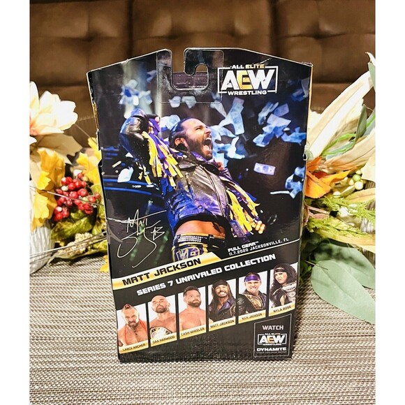 AEW - Matt Jackson - Unrivaled Collection Series 7 - Action Figure Jazwares NEW - Picture 3 of 3